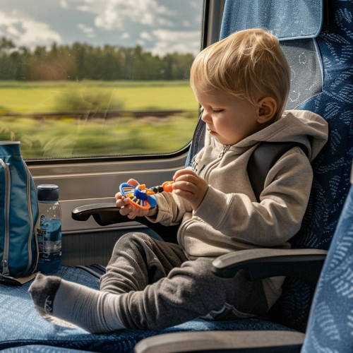 Podróż pociągiem z dzieckiem – sprawdź, jak zadbać o komfort malucha i innych pasażerów!
