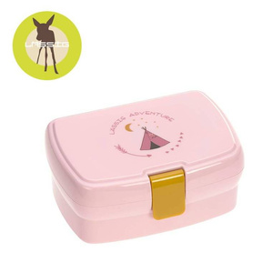 Lunchbox z wkładką Adventure Tipi 1210036749-Lassig, pudełka śniadaniowe dla dzieci NOWA KOLEKCJA