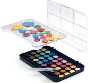 Paleta artysty - farby gwaszowe 53 kolory DJ09784- Djeco, farby dla dzieci