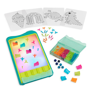 Podświetlany kulodrom i świetlna tablica artystyczna 2w1 Light-Up Marble Drop B.Toys BX2326Z