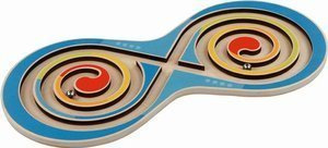 Tablica umiejętności motorycznych labirynt Nieskończoność 59976-Goki, zabawka zręcznościowa