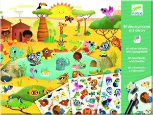 Zestaw kalkomanii Krainy Djeco DJ09560