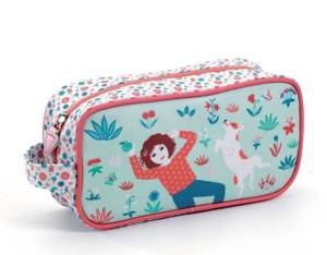 2w1 kosmetyczka, piórnik Słodkie marzenia DD00282-Djeco, przybory szkolne dla dzieci