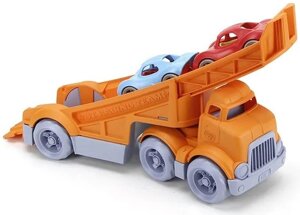 Ciężarówka z rampą wyścigową i autami Green Toys GTRTTK1734