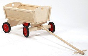 Drewniany wózek do ciągnięcia, wóz drabiniasty