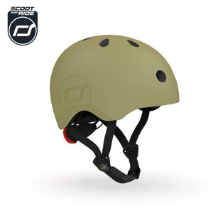 Kask S-M dla dzieci 3+ Olive Scootandride S00008