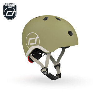 SCOOTANDRIDE Kask XXS-S dla dzieci 1-5 lat Olive