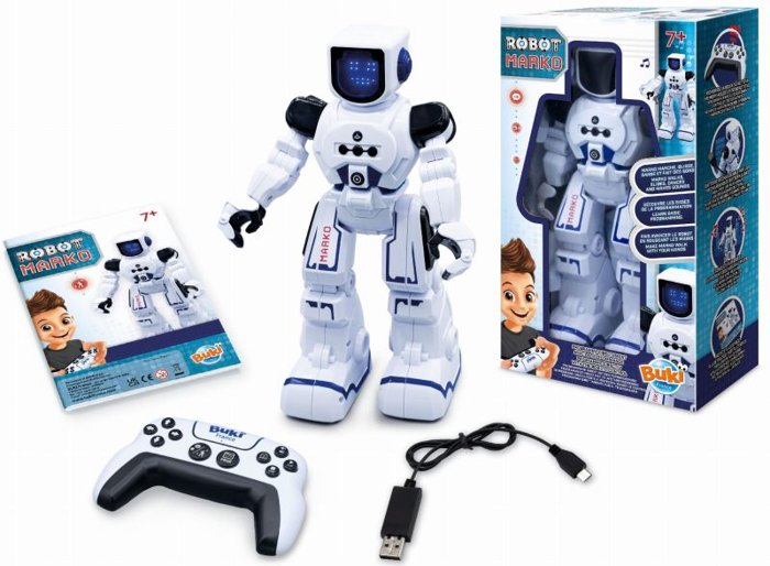 Interaktywny robot zdalnie sterowany z emocjami 20 funkcji Marko Buki 7601