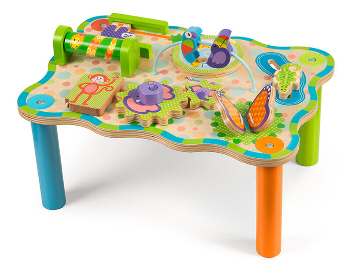 Wielofunkcyjny stolik edukacyjny Dżungla Melissa and Doug 40122-MD